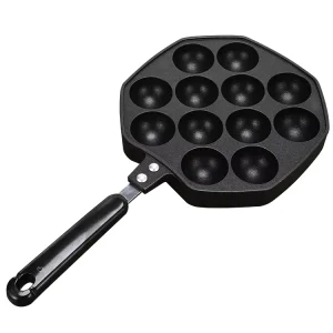 Octopus Ball Plate Non Stick Gas Takoyaki Maker Portable Roasting Pan for Takoyaki Ingredients