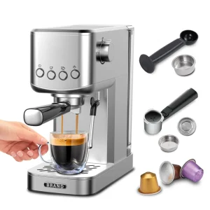 Office Home Commercial Semi Automatic Espresso Coffee Machine Maker Barista Cafe Coffee Machine Factory