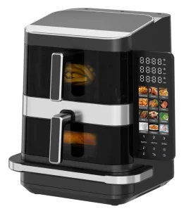 Oil Free Digital Air Fryer Oven with Window 12 Programs LED Display for Household