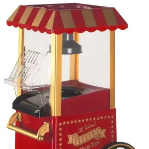 Oil Free Hot Air Popcorn Maker 1200W Fast Popping 3 Mins High Yield Rate Few Unpopped Kernels Anti Slip Base Home Movie Nights