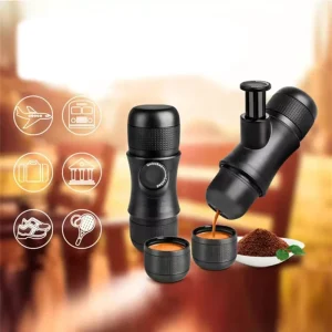 One Stop Shopping Eco friendly Portable Espresso Machine Single Service Compatible Ground Coffee Hand Coffee Maker Travel
