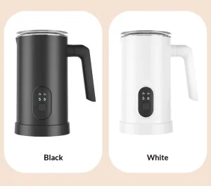 One Touch Fully Automatic 304+PC Milk Frother Electric Coffee Machine for Hot Cold Use Household Hotel Four