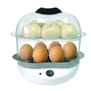 One to Two Layers Home Electric Portable Egg Steamer Cooker Egg Boiler