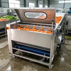 Onion Peeler Machine and Cassava Potato Washer Peeler for Small Industry Vegetable Processing