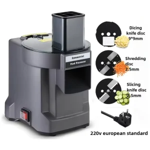 Onion Potato Commercial Food Processor 5 1 Electric 100W Stainless Steel Motor Multifunctional Vegetable Chopper Cutter Slicer