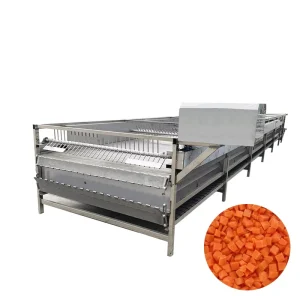 Open Belt Dehydrator for Grain Drying and Processing Vegetable Processing Lines