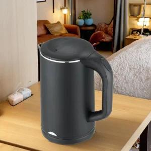 Ousheng Food Grade Stainless Steel Cordless 1500W Double Wall Automatic Shut-Off Electric Water Kettle for Household Use