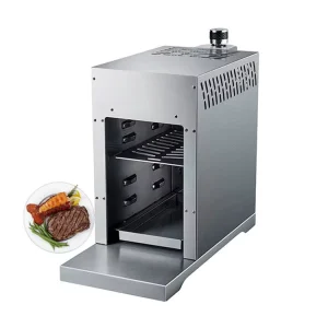 Outdoor Table Top Gas Burner Infrared BBQ Rotisserie Spit Rotater BBQ Grill for Garden