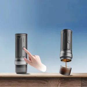PCM03S MAX Outdoor Portable Coffee Maker Fast Brewing USB Charge System French for Spanish US RV Car Hotel Business
