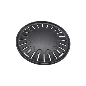 PINNOVO Non Stick Vegetable Oil Double Side Reversible Cast Iron BBQ Griddle Plate Grill Pan