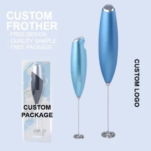 Pailite Electric Automatic Milk Frother Stand Drink Mixer Handheld Stainless Steel Eco Friendly Blend