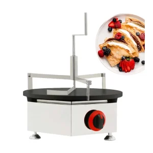 Pancake Cake Making Crepe Maker Gas Roti Crepe Maker Rotating Pancake Machine