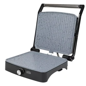 Panini Grill Home Electric Sandwich Press with Stainless Steel Crepe Pancake Maker