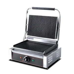 Panini Press Grill Maker Professional Commercial Down Flat Electric Contact Grill