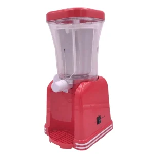 Party Red Retro Slushie Smoothie Maker Ice Shaver Blender Maker 20W Juicer