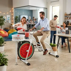 Pedal Power Fruit and Vegetable Juicer Machine Bike for Outdoor Amusement Equipment
