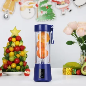 Personal Size USB Rechargeable Portable Blender 6 Stainless Steel Blades Cordless Mini Juicer A6 for Shakes Smoothies Car Hotel