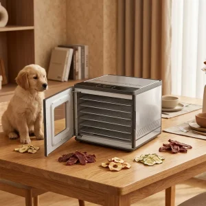 Pet Snack Dehydrator Electric Food Dehydrator Digital Control Energy Conservation Class Precise Temp Control
