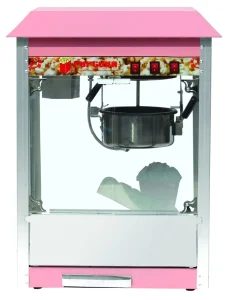 Pink 8oz Automatic Popcorn Machine Commercial Use for Snack Bar Carnival Home Party