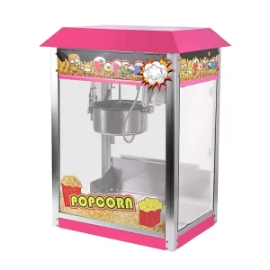 Pink Popcorn Maker 220V Hand Oven Cute Ball Machines De Machine for Big Gaz Oil Box Old P30 25G LPG
