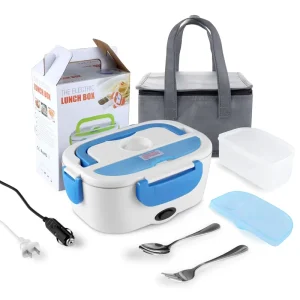 Plastic Liner Electronic Lunch Box Takeout Food Containers Electric Portable Thermal Food Warmer Eco Friendly 1.5L 24pcs