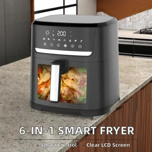 Plastic Smart Air Fryer Oven Multifunctional Oil Free Home Use Electric Air Fryer Machine