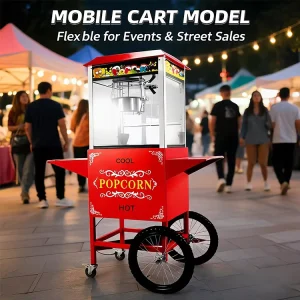 Popcorn Equipment Spherical Popcorn Making Machine Electric Popcorn Machine for Street Vending
