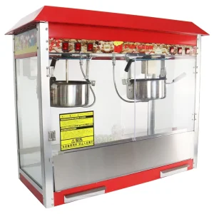 Popcorn Machine 220V Popcorn Making Machines With Double Cylinder Popcorn Maker