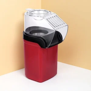 Popcorn Machine Commercial Electric Automatic Compact Tabletop Popcorn Maker Oil Free for Home Party Snack Indoor