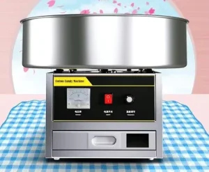 Popular 220V Commercial Cotton Candy Machine Electric Stainless Steel Cotton Candy Maker