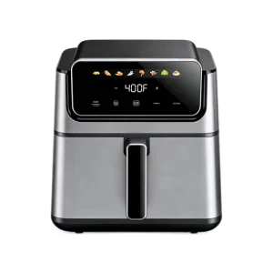 Popular Digital 6L Air Fryer Detachable Pot & Tray 8 Cooking Presets One Touch Operation for Couples & Small Families air Fryer