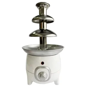 Popular New Style 3 Tier Stainless Steel Electric Chocolate Fondue Fountain Indulgent Chocolate Fountains