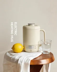 Portable 1.2 Liter Mini Electric Plastic Rice Cooker with Steamer Square Design for Car and Household Use One Person Appliance