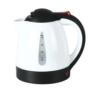 Portable 1000ML Electric Kettle 304 Stainless Steel Durable 12V/24V 16A Cigarette Lighter Automatic Shut off 150W Travel