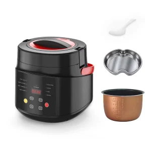 Portable 12V 100W Mini Rice Cooker Food Steamer Stainless Steel Smart Multi Functional Electric Device Paddle for Travel Cars
