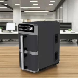 Portable 3 in 1 Home 10L Steam Double Stack Air Fryer Oven Digital Electric With Dual Basket