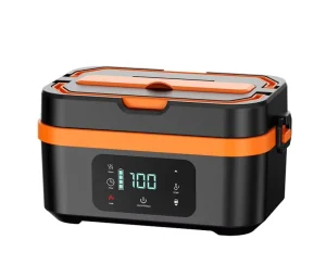 Portable 30 000mAh 100 W Electric Rice Cooker with Smartphone Connectivity and Ideal for Students and Working Professionals