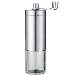 Portable 304 Stainless Steel Coffee Grinder Home Adjustable Hand Cranked Grinder Ceramic Core Coffee Beans Grinder