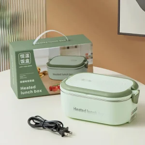 Portable 304 Stainless Steel Thermostatic Heating Lunch Box Office Workers Electronic Lunch Box