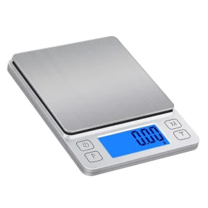 Portable 500g Stainless Steel Pocket Scale Electric Food Scale Digital LCD 1.1lb Kitchen Balance Electronic Weight