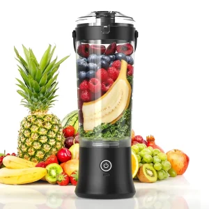Portable 500ml Multi Function Stainless Steel Fresh Juice Blender Great for Car Outdoor Use Rechargeable USB Charging Multiple