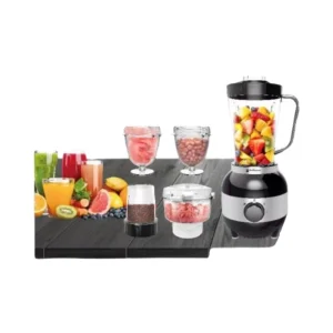 Portable 6 in 1 Food Processor 800W High Speed Blender 1.8L Unbroken Jar Multi function Meat Grinder for Home Use