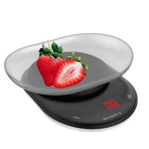 Portable ABS Small Kitchen Scale Electronic Weighing Scales Digital Food Scale with Tray