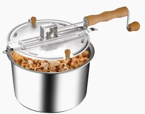 Portable Anti Scalding Handle Design Popcorn Pan Removable Home Maquina De Palomitas De Maiz Popcorn Machine