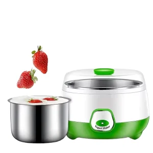 Portable Automatic 1L Household Stainless Steel Inner Liner Automatic Yogurt & Rice Wine Maker