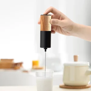 Portable Automatic Battery Operated Electric Milk Frother Egg Beater Powerful Whisk Handheld Foam Maker Blender