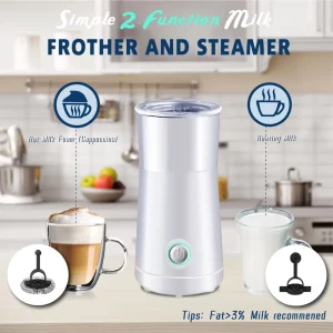 Portable Automatic Electric Milk Frother with Logo 500W Eco Friendly Multifunction for Coffee