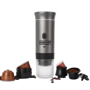 Portable Automatic Espresso Machine for Coffee Pods Mini Travel Coffee Maker with Handpress Function