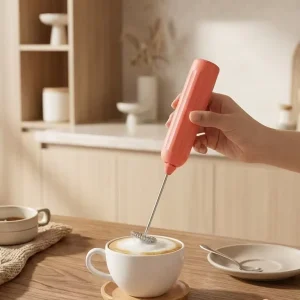 Portable Automatic Handheld USB Electric Milk Frother Egg Beater and Milk Whisk Stirrer