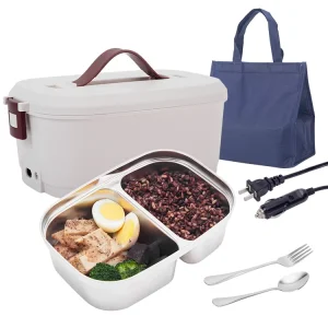 Portable Automatic Heating Lunch Box 40W Food Thermal Insulation Box